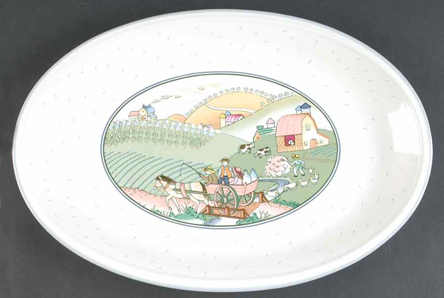 Homecoming 14" Oval Serving Platter by Studio Nova-1
