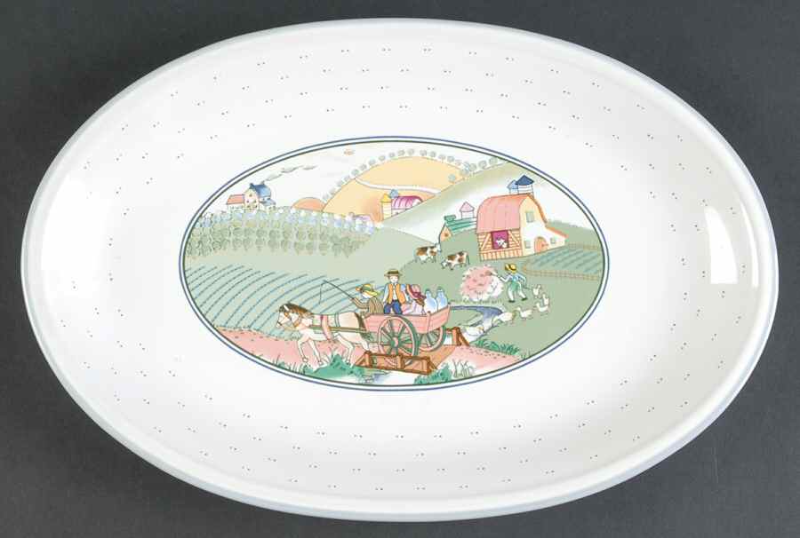Homecoming 12" Oval Serving Platter by Studio Nova-1