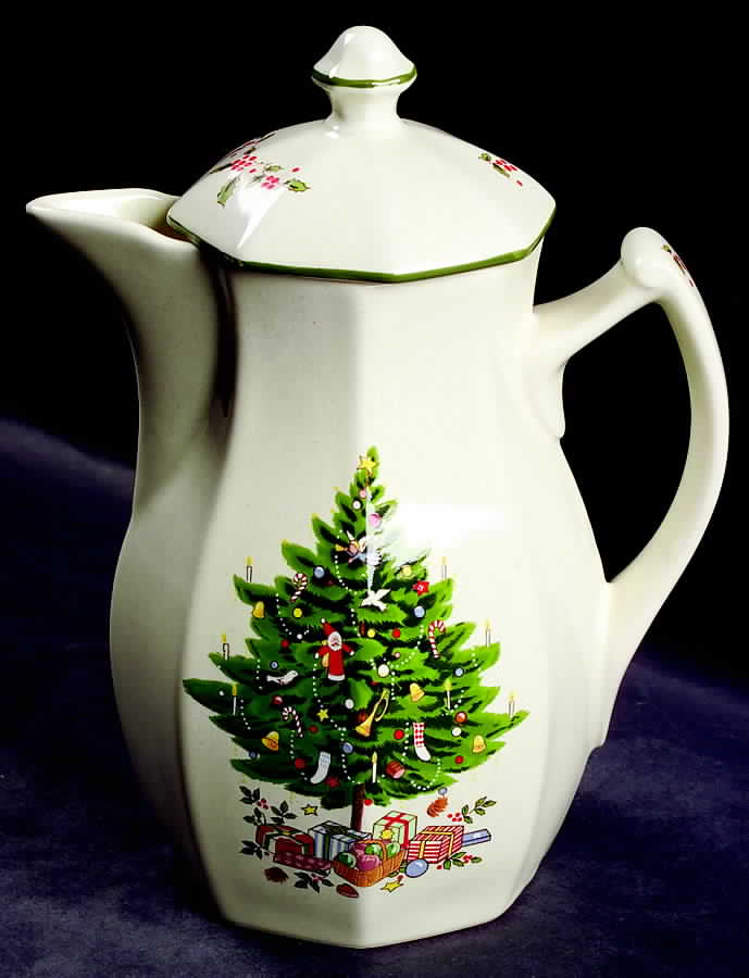 Holiday Season Coffee Pot & Lid by Studio Nova-1