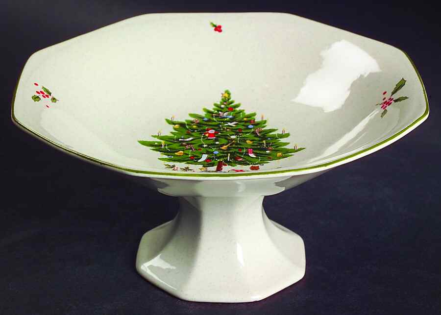 Holiday Season Round Compote (Height X Width) by Studio Nova-1