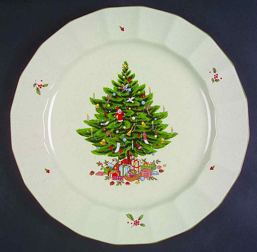 Holiday Season 12" Chop Plate (Round Platter) by Studio Nova-1