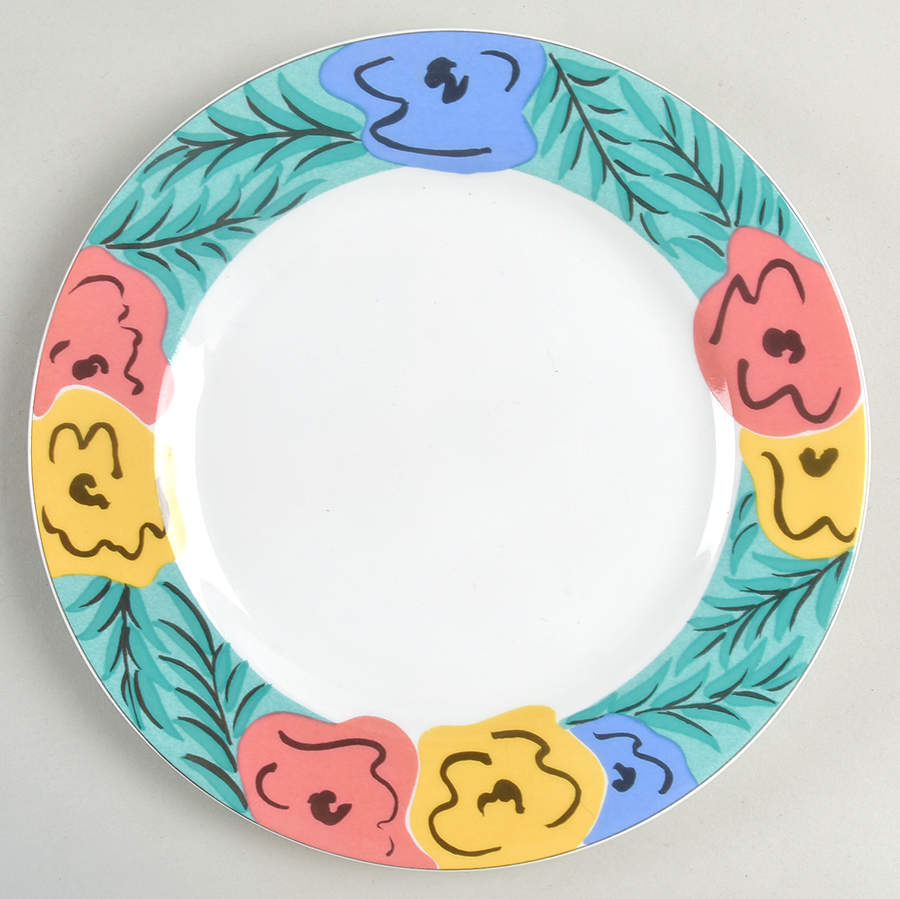 In Bloom Salad Plate by Studio Nova-1