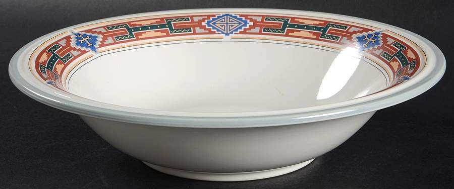 Indian Summer 9" Round Vegetable Bowl by Studio Nova-1