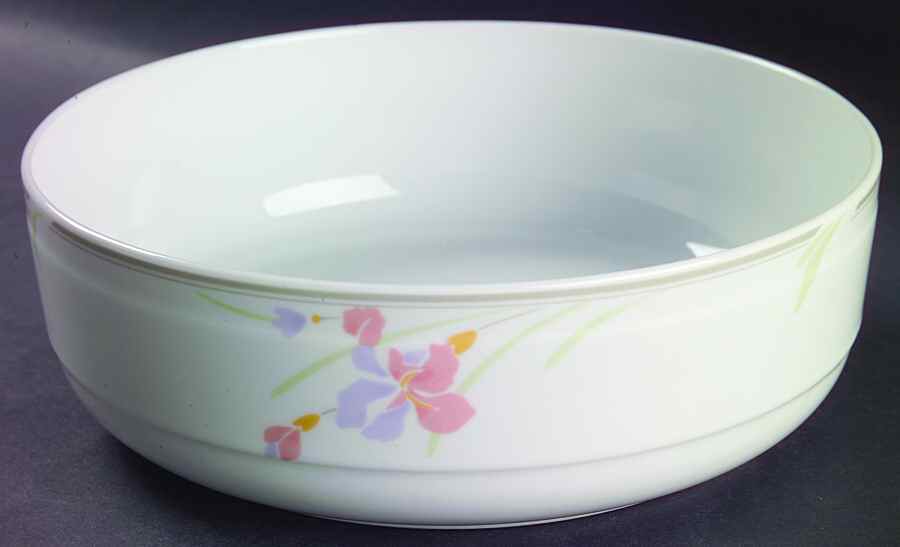 Iris Mist 9" Round Vegetable Bowl by Studio Nova-1