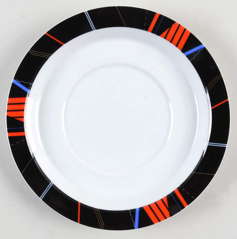 Jazz Black Saucer by Studio Nova-1