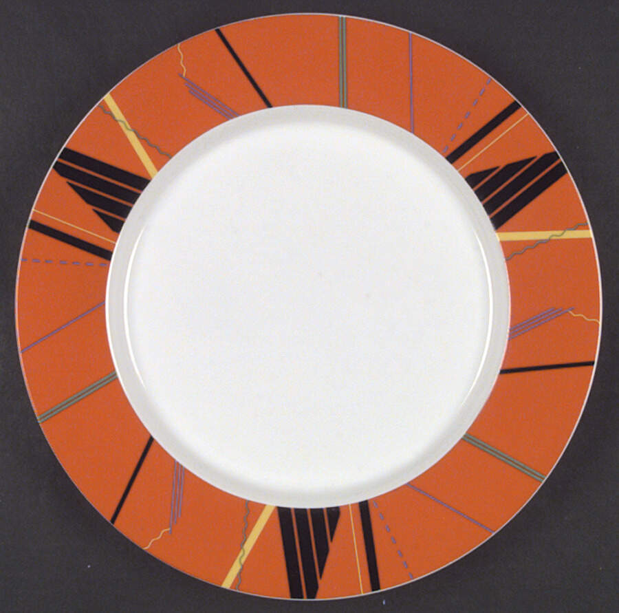 Jazz Red Dinner Plate by Studio Nova-1