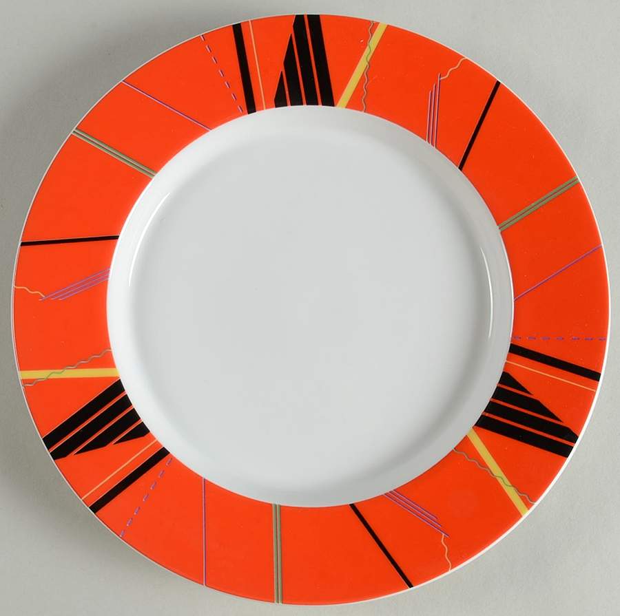 Jazz Red Salad Plate by Studio Nova-1