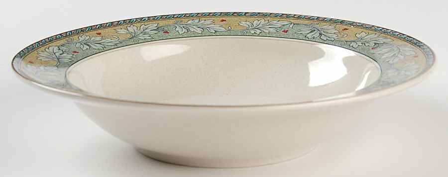 Leaf Mural Rim Soup Bowl by Studio Nova-1