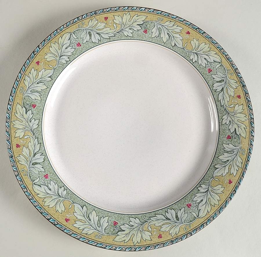 Leaf Mural 12" Chop Plate (Round Platter) by Studio Nova-1