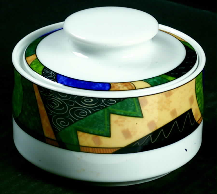 Madagascar Sugar Bowl & Lid by Studio Nova-1