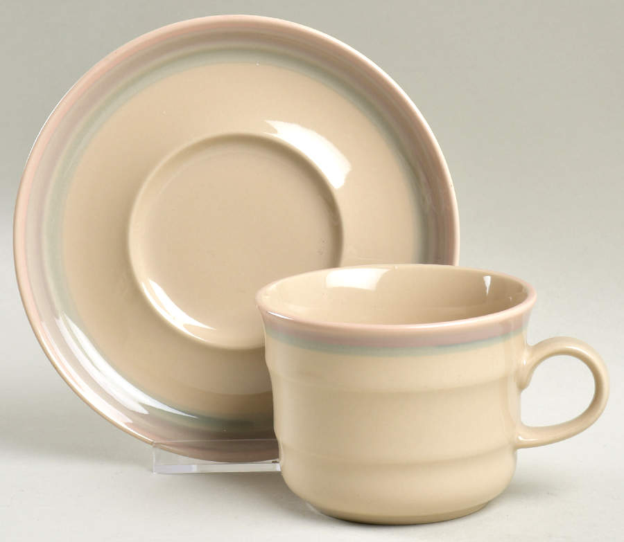 Majestic Sands Flat Cup & Saucer Set by Studio Nova-1