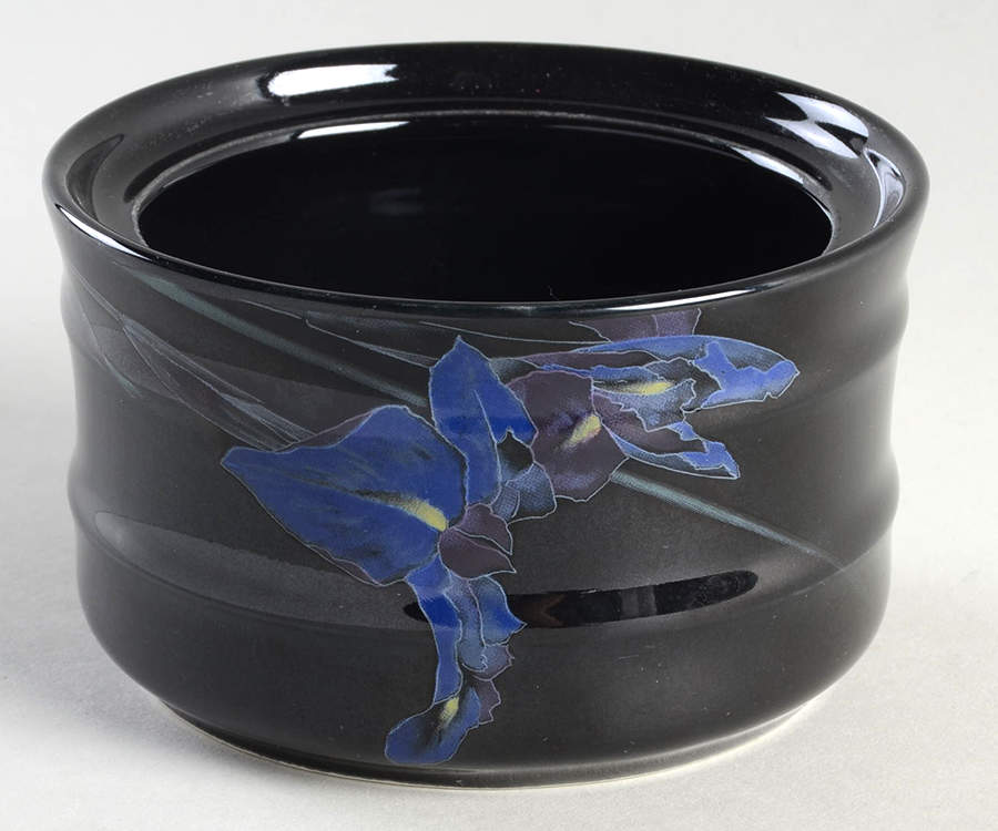 Midnight Meadow Sugar Bowl No Lid by Studio Nova-1