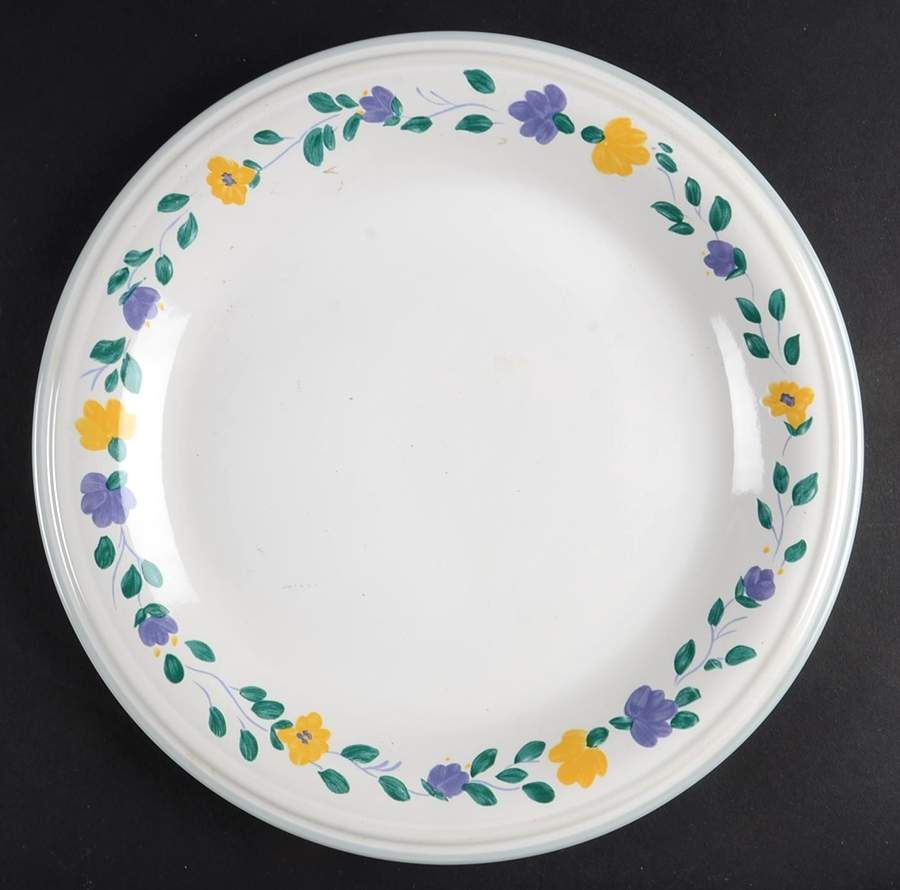 Napoli Garden 12" Chop Plate (Round Platter) by Studio Nova-1