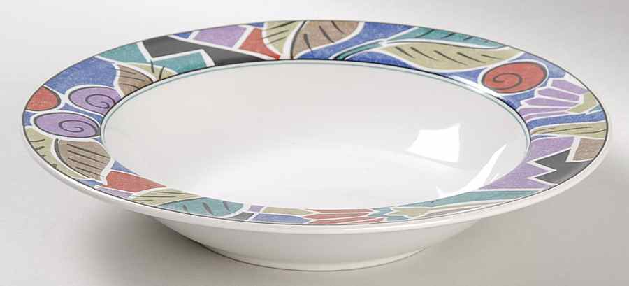 Nature's Jewel Rim Soup Bowl by Studio Nova-1