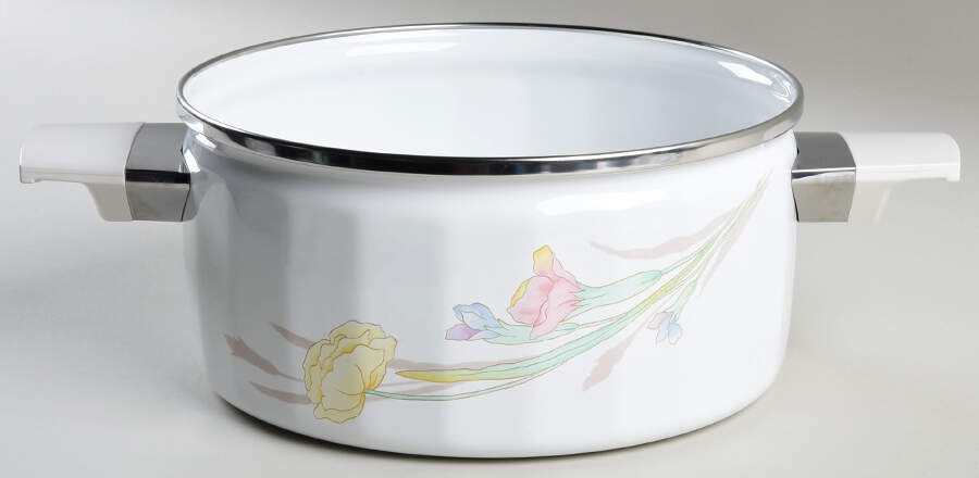 Gabriele (New Gabriele) 3 Quart Metal Covered Casserole, No Lid by Studio Nova-1