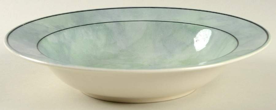 Neopolitan Jade Rim Soup Bowl by Studio Nova-1