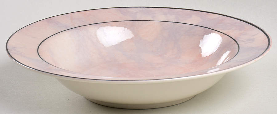 Neopolitan Opal Rim Soup Bowl by Studio Nova-1