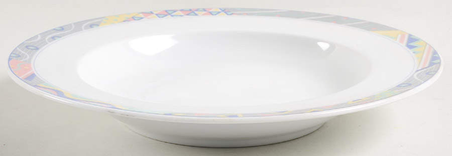 New Wave Large Rim Soup Bowl by Studio Nova-1