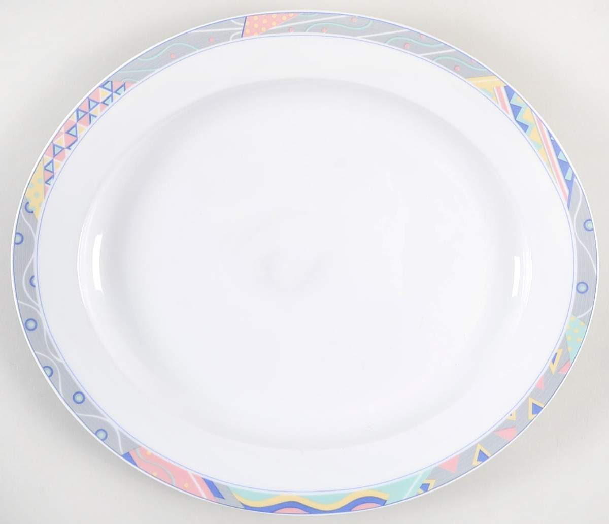 New Wave 13" Oval Serving Platter by Studio Nova-1