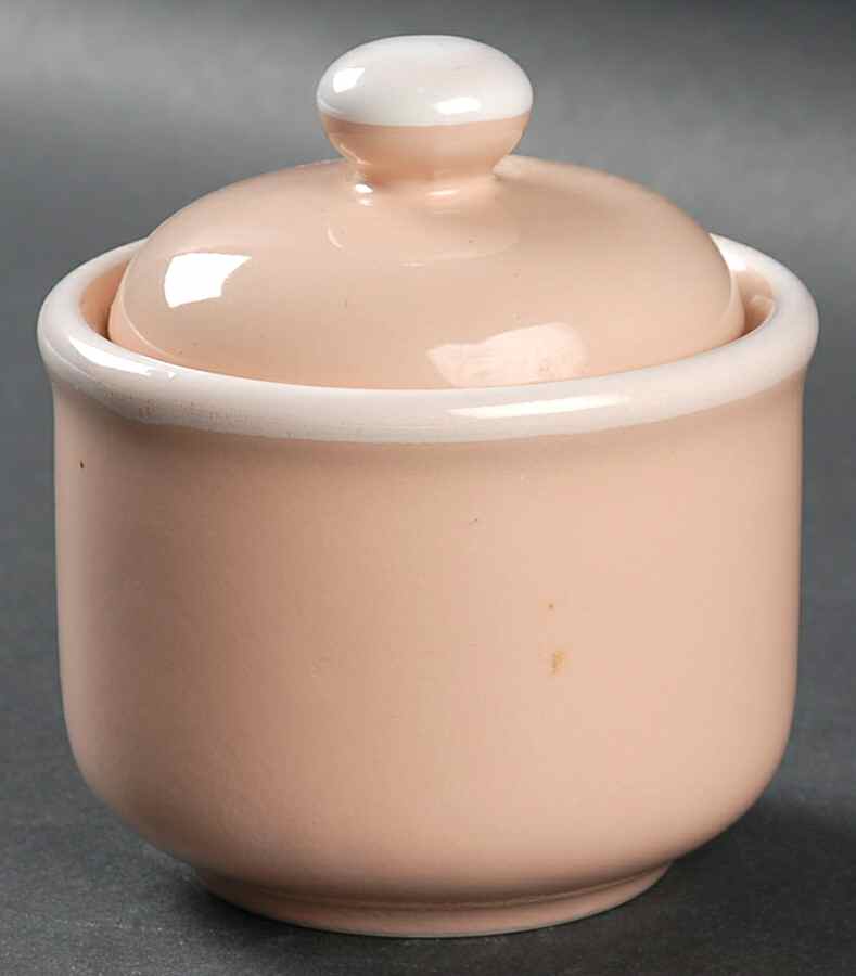 Peaches N Cream Sugar Bowl & Lid by Studio Nova-1
