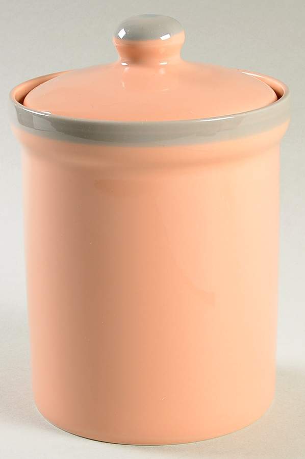Peach Parfait Medium Canister & Lid by Studio Nova-1