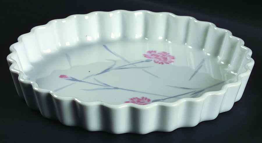 Pink Carnations 9" Quiche by Studio Nova-1