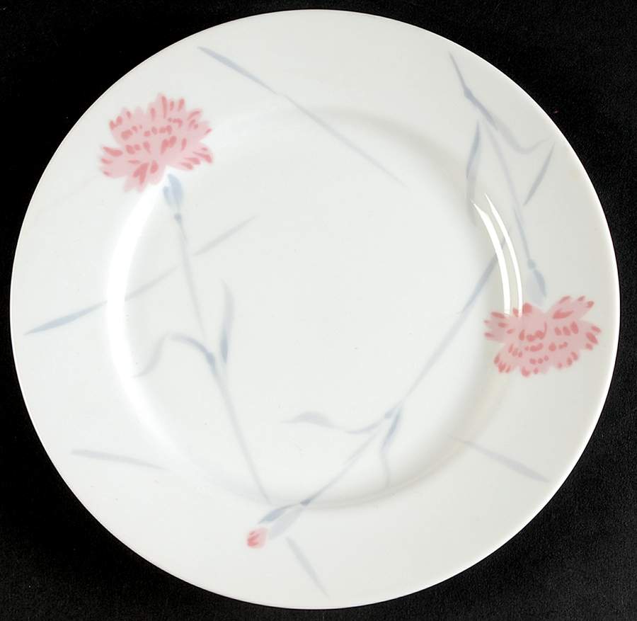 Pink Carnations Salad Plate by Studio Nova-1