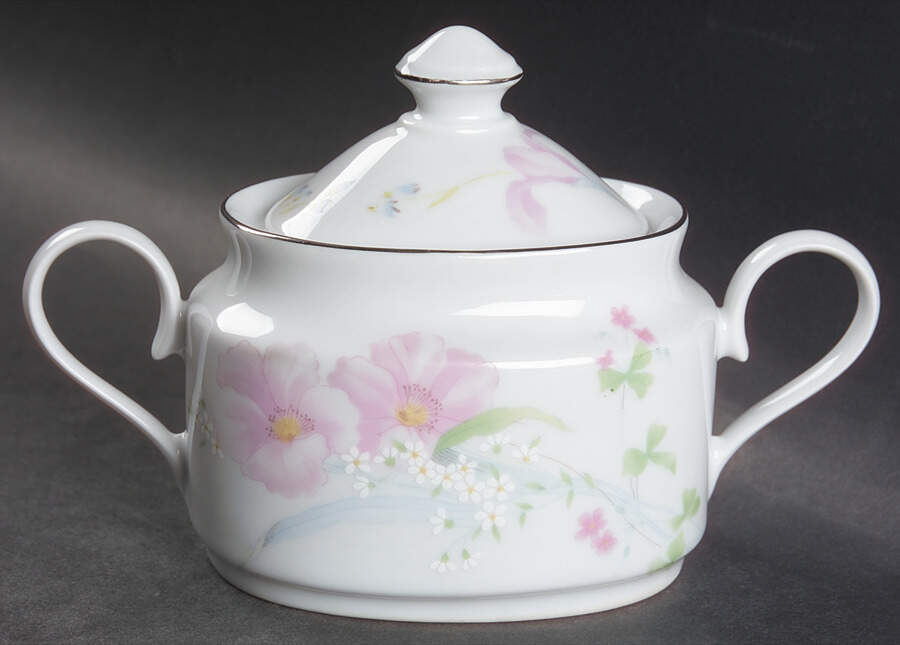 Pink Vista Sugar Bowl & Lid by Studio Nova-1