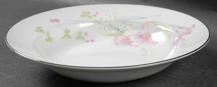 Pink Vista Rim Soup Bowl by Studio Nova-1