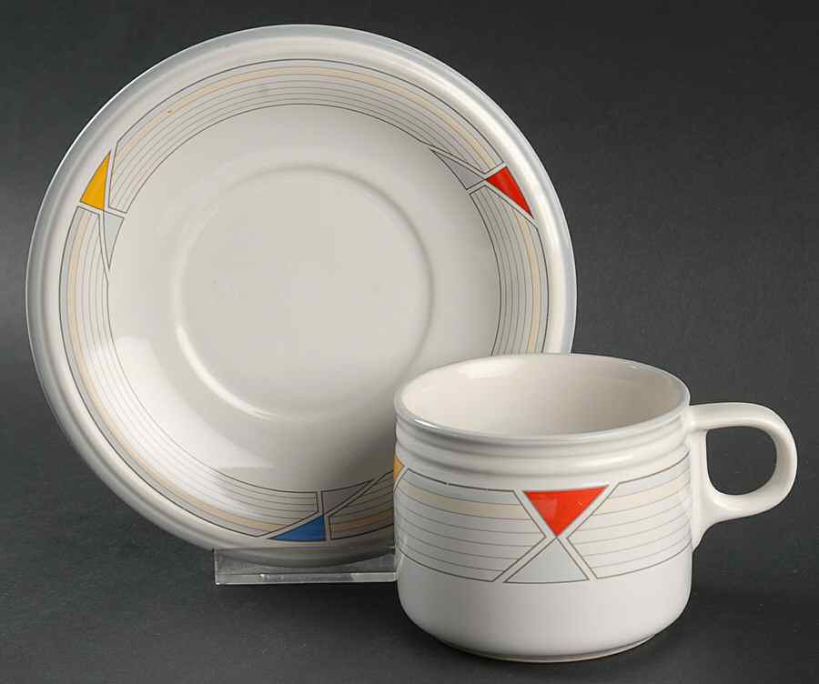 Prima Flat Cup & Saucer Set by Studio Nova-1