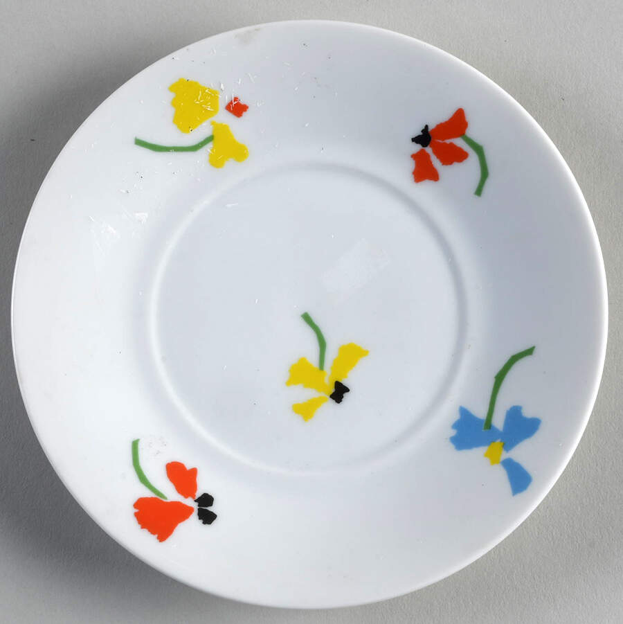 Primary Petals Saucer by Studio Nova-1