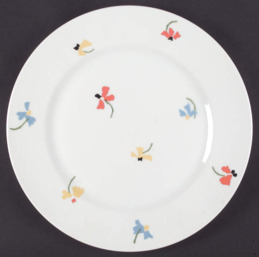 Primary Petals Dinner Plate by Studio Nova-1