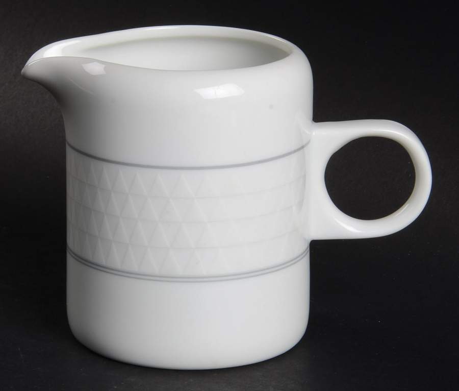 Pyramid White Creamer by Studio Nova-1