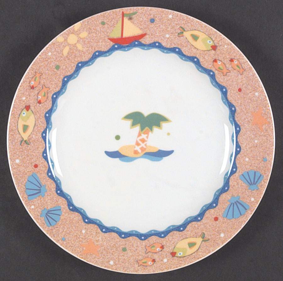 Soft Seas Salad Plate by Studio Nova-1
