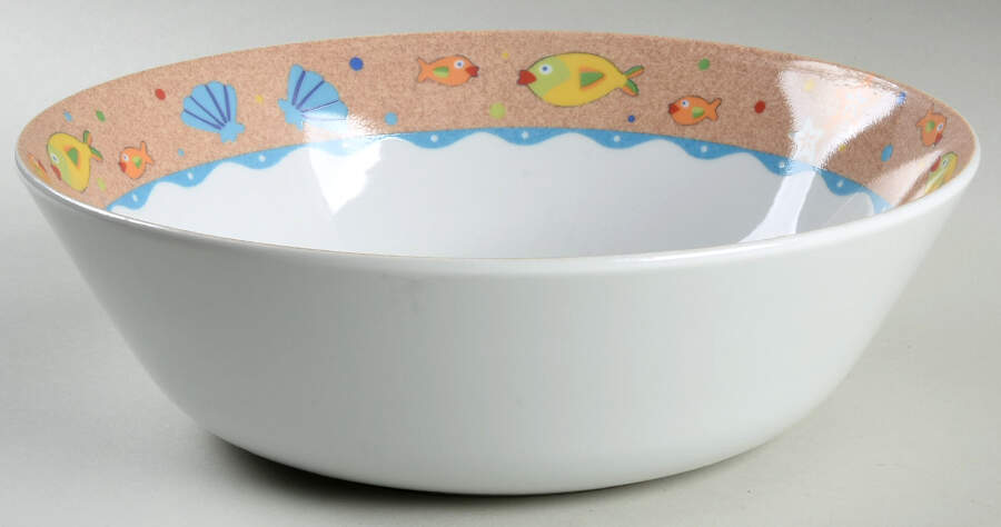 Soft Seas 9" Round Vegetable Bowl by Studio Nova-1