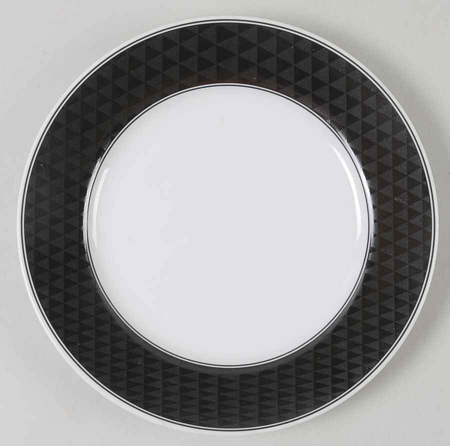 Spectrum Black Salad Plate by Studio Nova-1