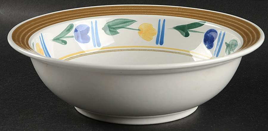 Spring Circle 9" Round Vegetable Bowl by Studio Nova-1