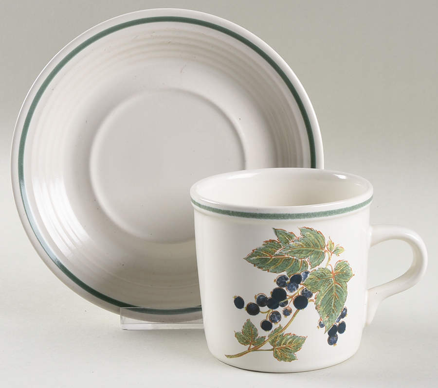 Spring Meadow Flat Cup & Saucer Set by Studio Nova-1