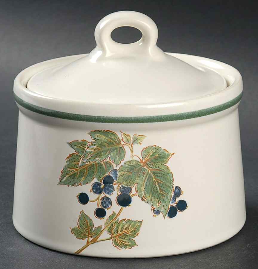 Spring Meadow Sugar Bowl & Lid by Studio Nova-1