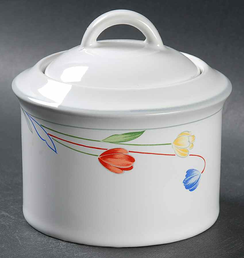 Spring Melody Sugar Bowl & Lid by Studio Nova-1