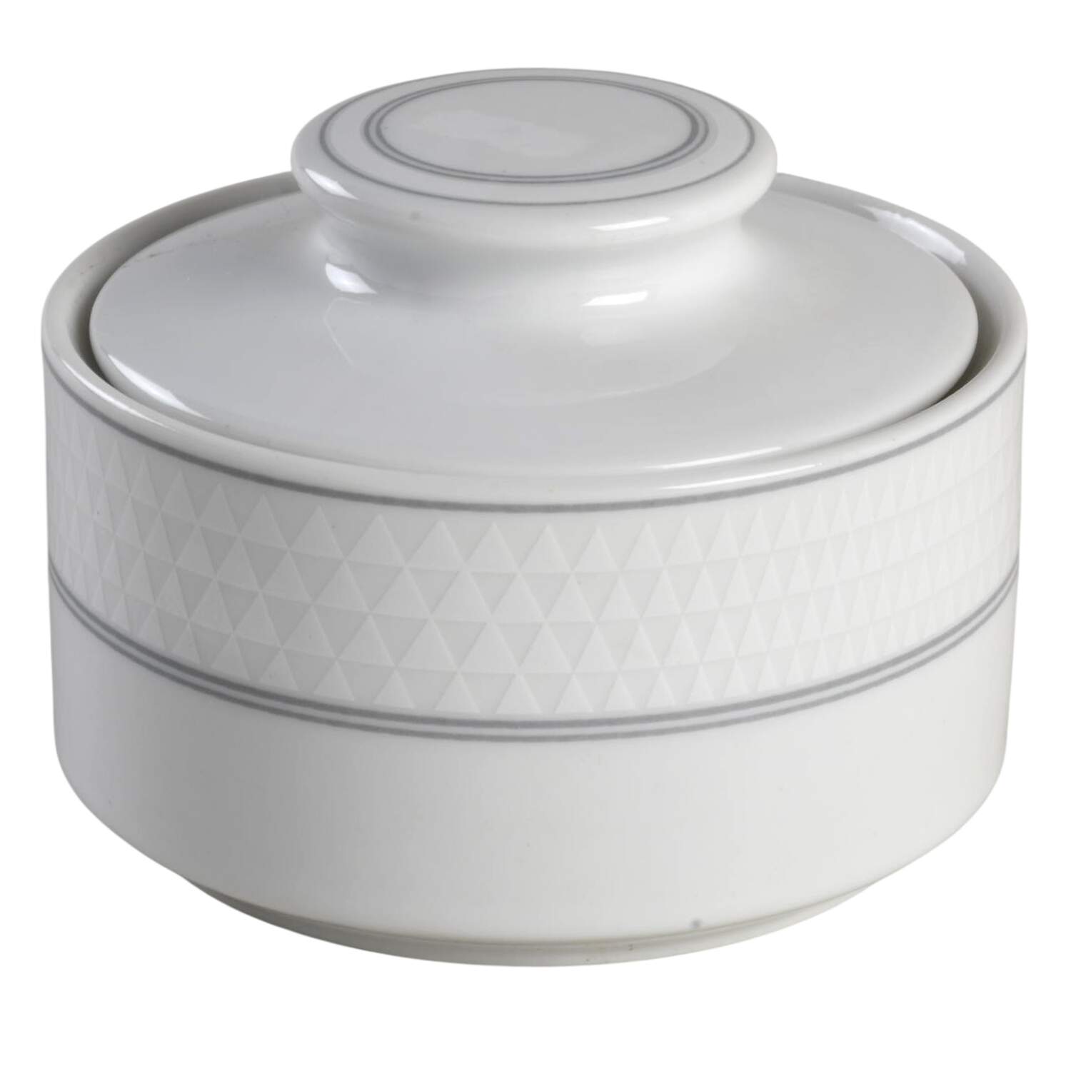 Spectrum White Sugar Bowl & Lid by Studio Nova-1