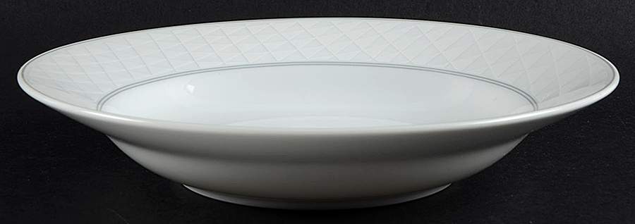 Spectrum White Rim Soup Bowl by Studio Nova-1