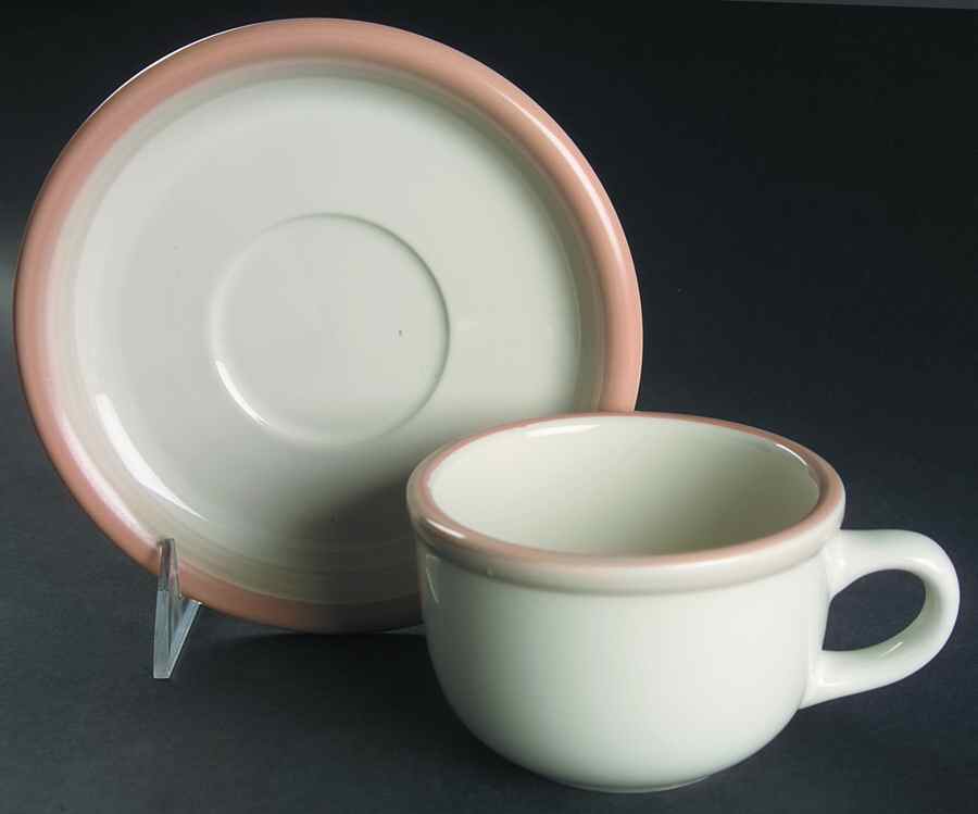 Sunset Ridge Flat Cup & Saucer Set by Studio Nova-1