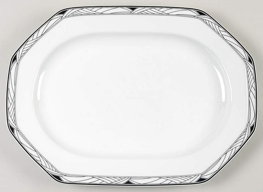 Synthesis 14" Oval Serving Platter by Studio Nova-1