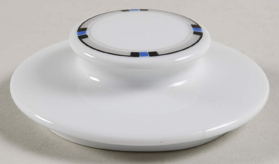 Tangent Black Blue Lid for Sugar Bowl by Studio Nova-1