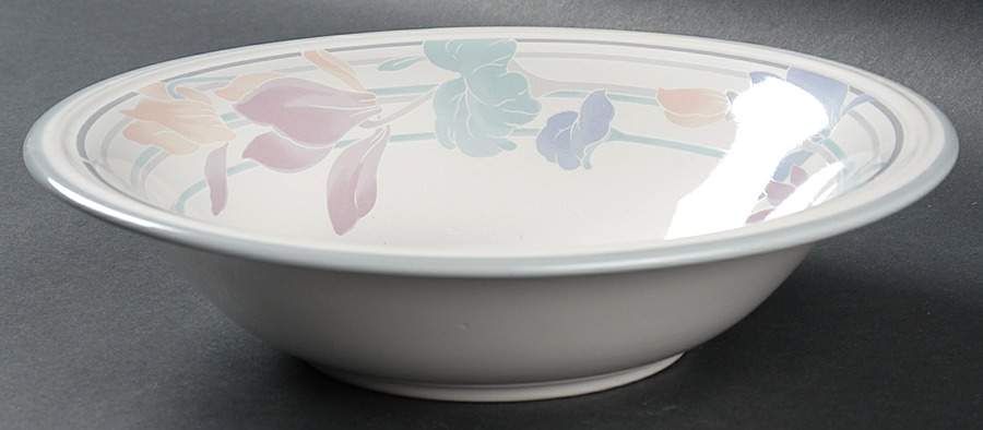 Tender Bloom 9" Round Vegetable Bowl by Studio Nova-1