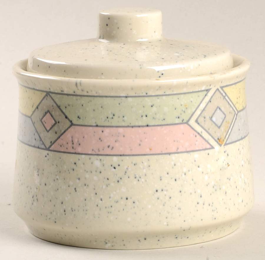 Terrazzo Sugar Bowl & Lid by Studio Nova-1