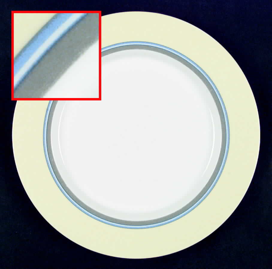 Terrace Twist Yellow Dinner Plate by Studio Nova-1