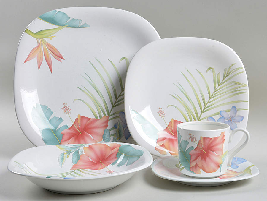 Tropical Splendor 5 Piece Place Setting by Studio Nova-1