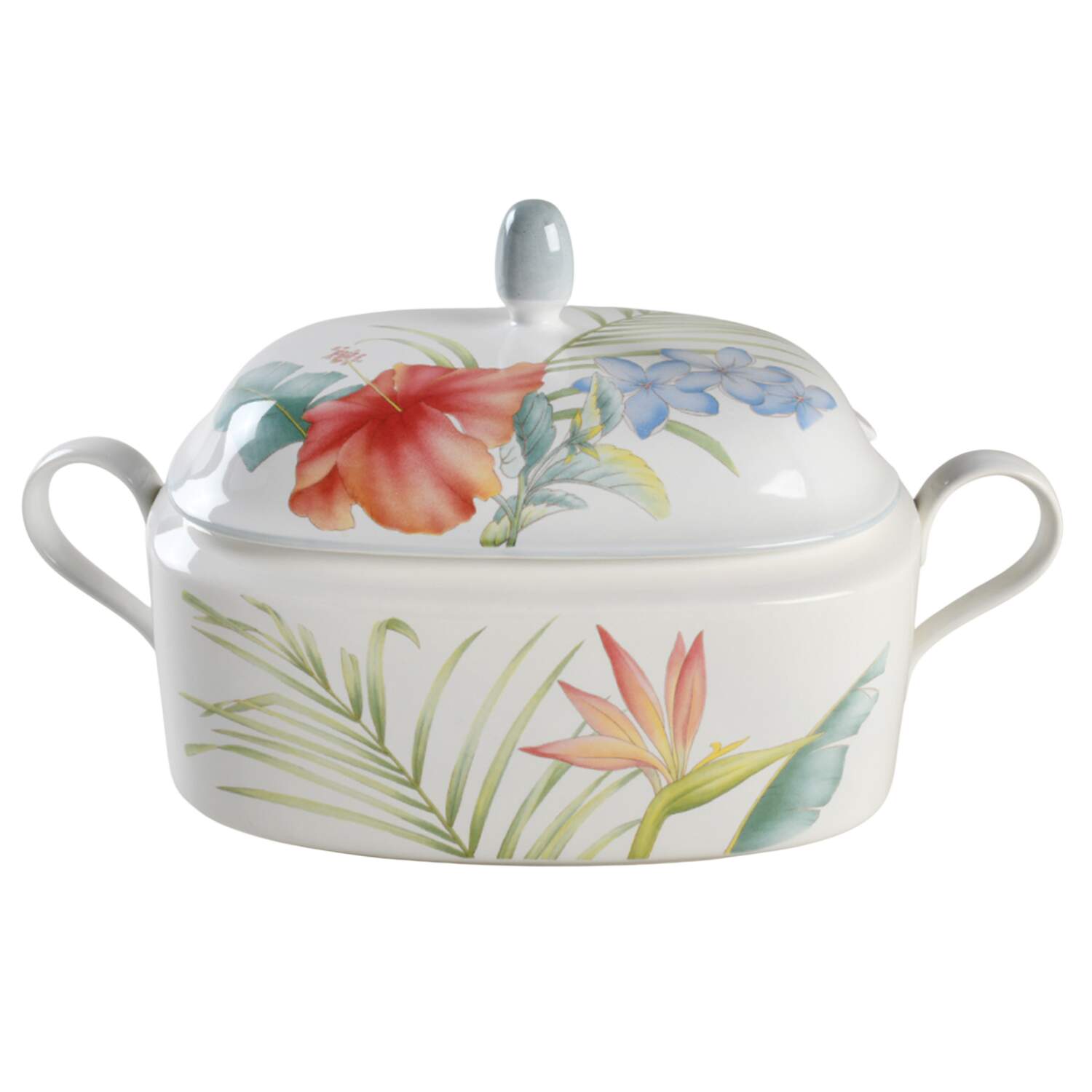 Tropical Splendor Rectangular Tureen & Lid by Studio Nova-1